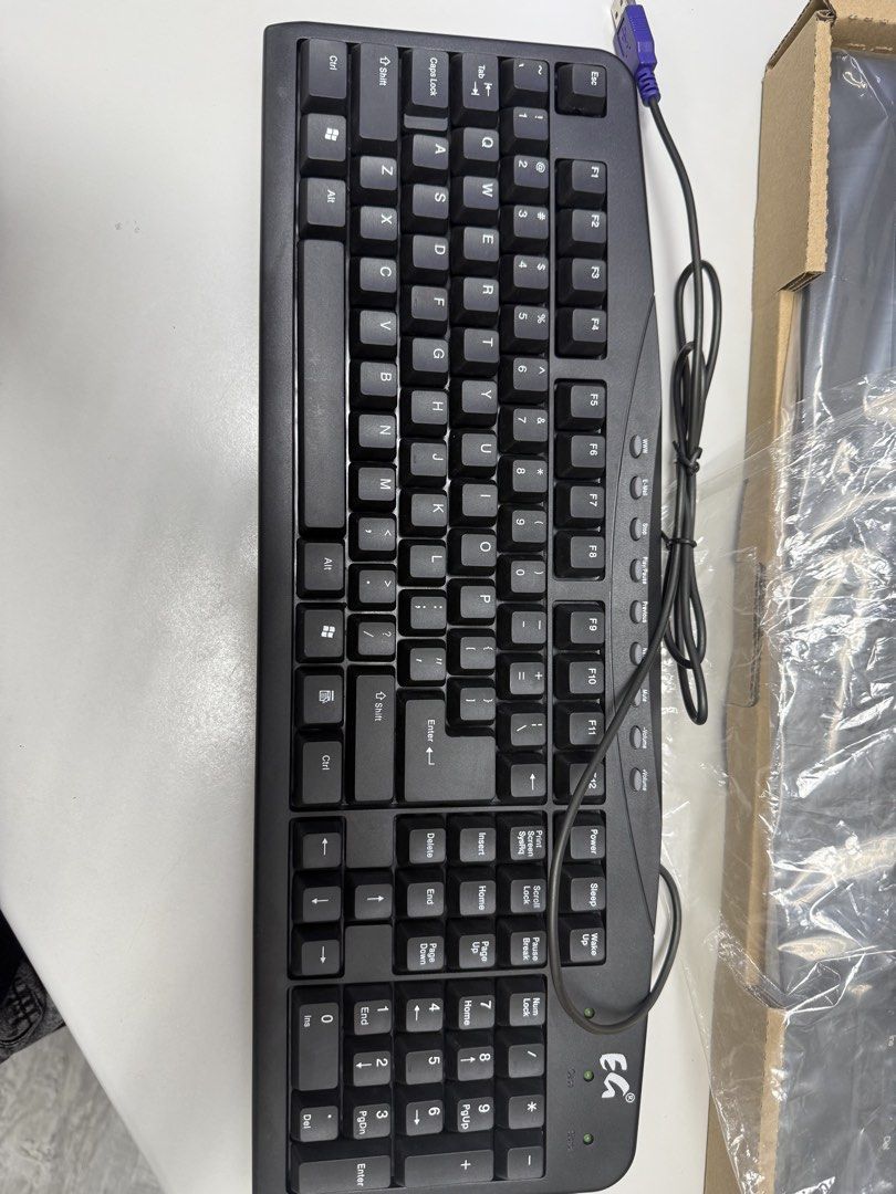 USB Wired Keyboard Black Full Size508097489651650561