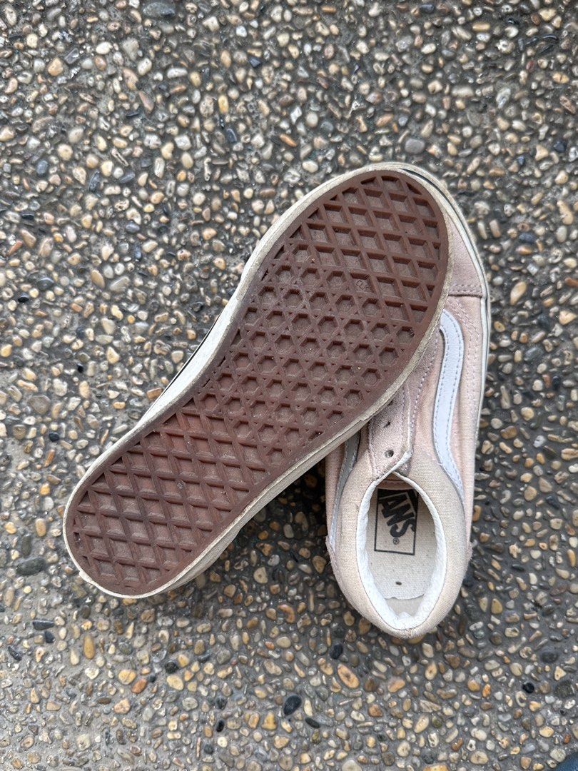 Vans Old Skool Sneakers (Blush Pink Suede) (Category: Sneakers) located in Manila. Submitted by cheskaaa__ (Listing ID 1449423239, Image 2). Description: AS IS - in good condition, not abused, & just needs cleaning - no longer fits my sister - no box and lace US Kids 2 UK 1.5 EUR 32.5 CM 20 pm for more details and pics,,NEGOO.