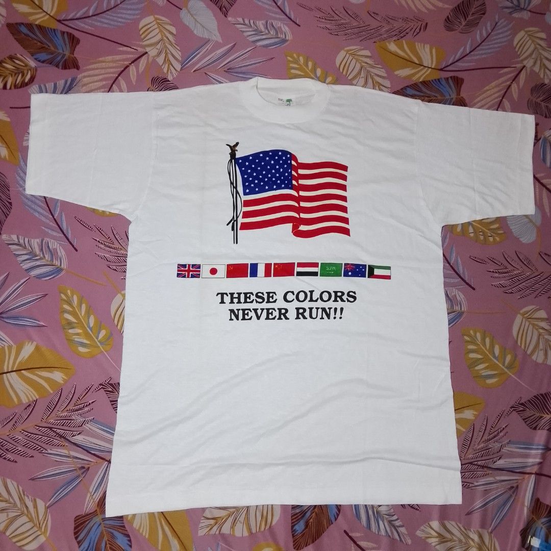 Vintage Beach Club Tees (Category: Activewear) located in Manila. Submitted by arn_thrifts (Listing ID 1449448096, Image 1). Description: VINTAGE BEACH CLUB TEES "THESE COLORS NEVER RUN" 1K+SF DIMES 22X30 GOOD CONDITION.