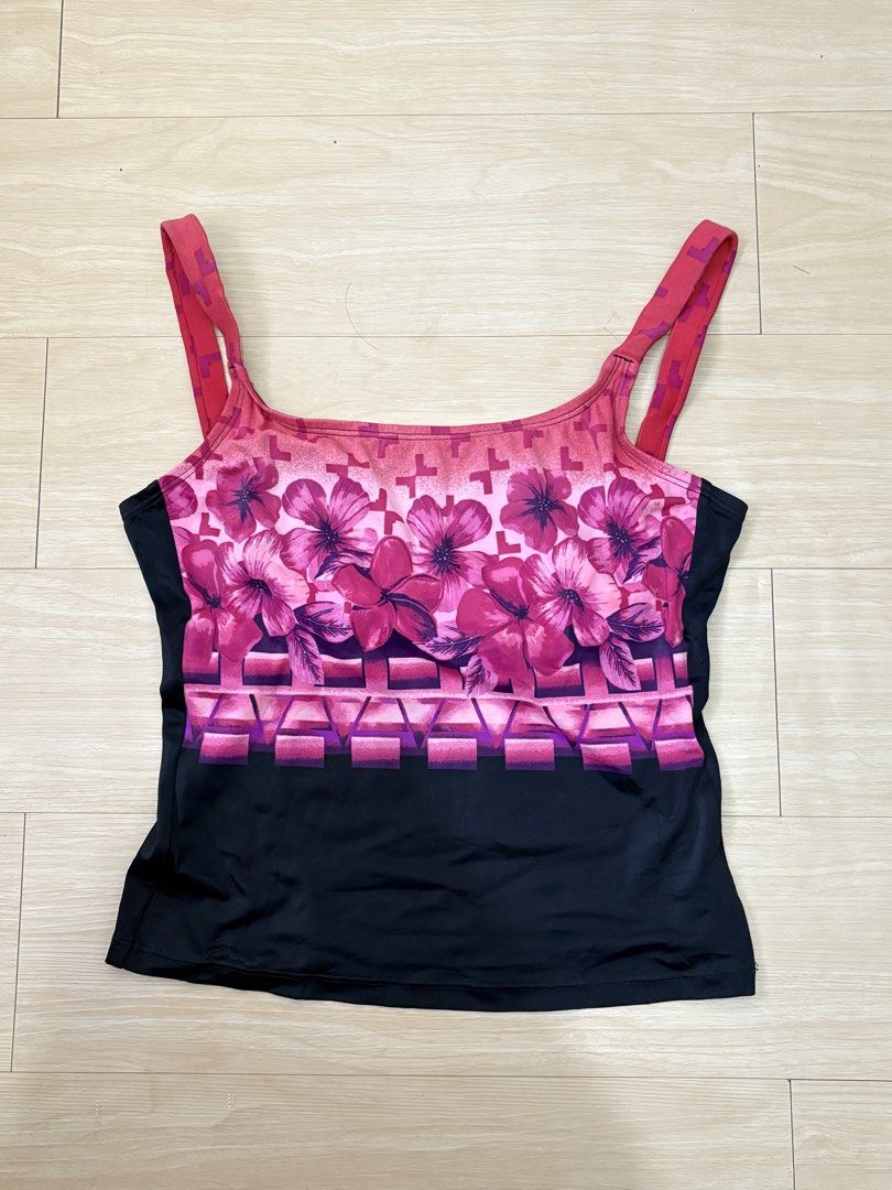 vintage floral top (Category: Sleeveless) located in Caloocan City. Submitted by helpmedeclutter____tf (Listing ID 1449343487, Image 1). Description: no flaws, will keep this if unsold no ww, S TO M mop: bpi sf 95 via jnt.