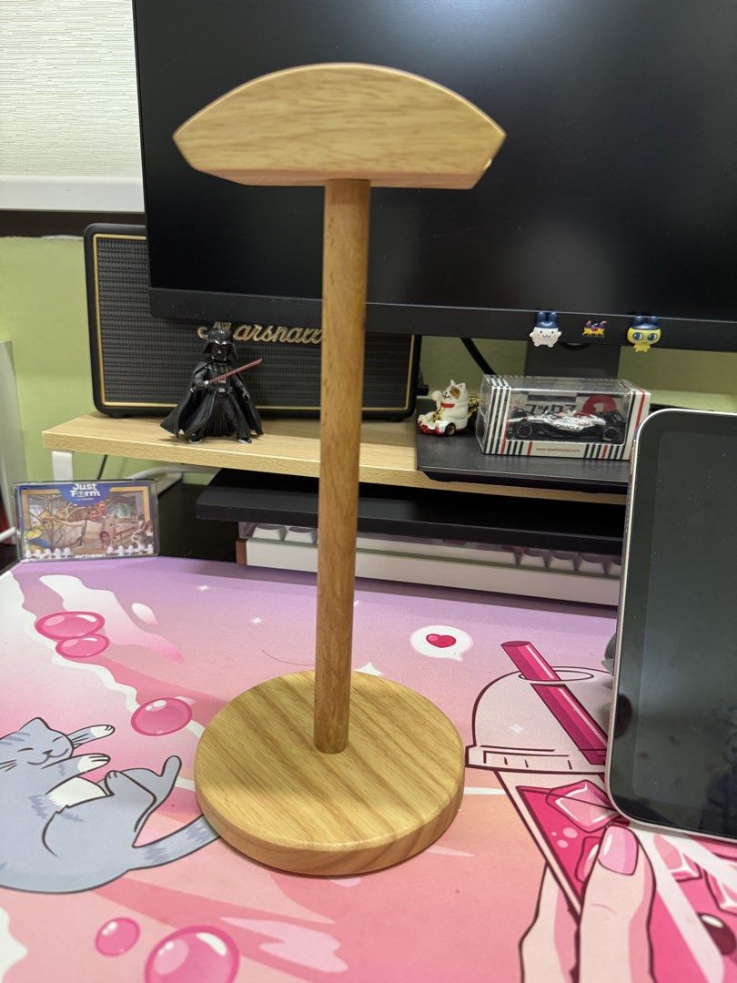 Wooden Headphone Stand Holder
