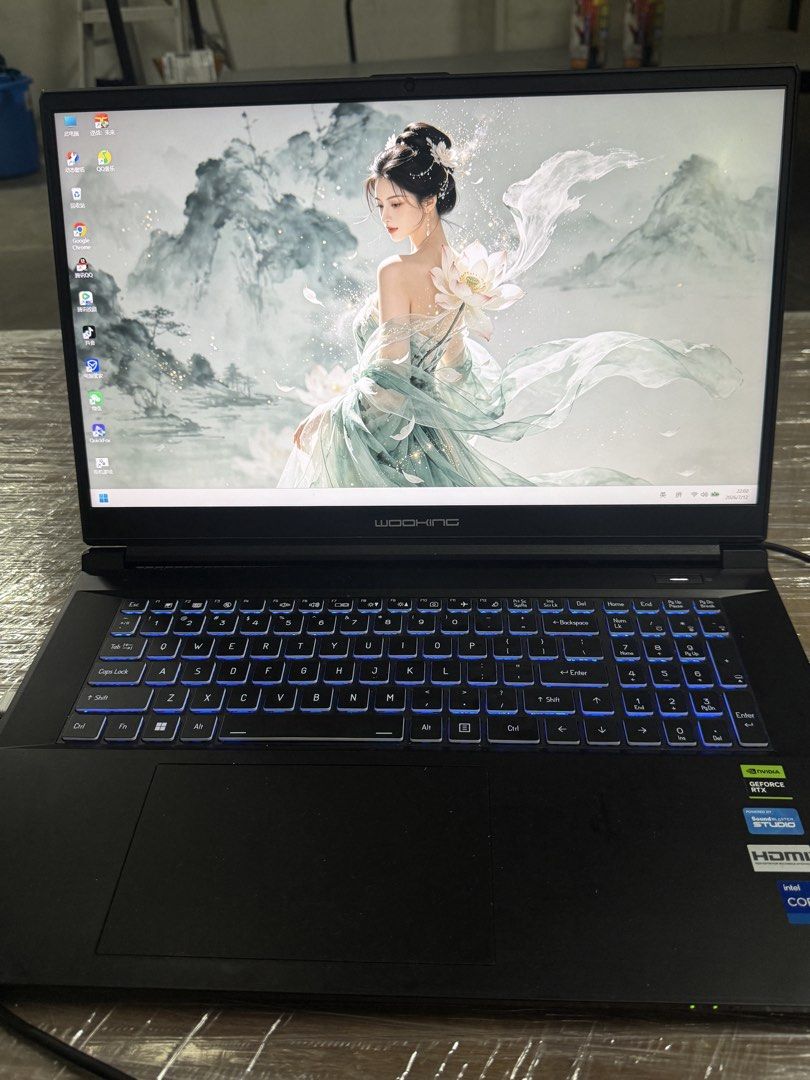 WOOKING Laptop with Intel Core i7 and NVIDIA GeForce RTX