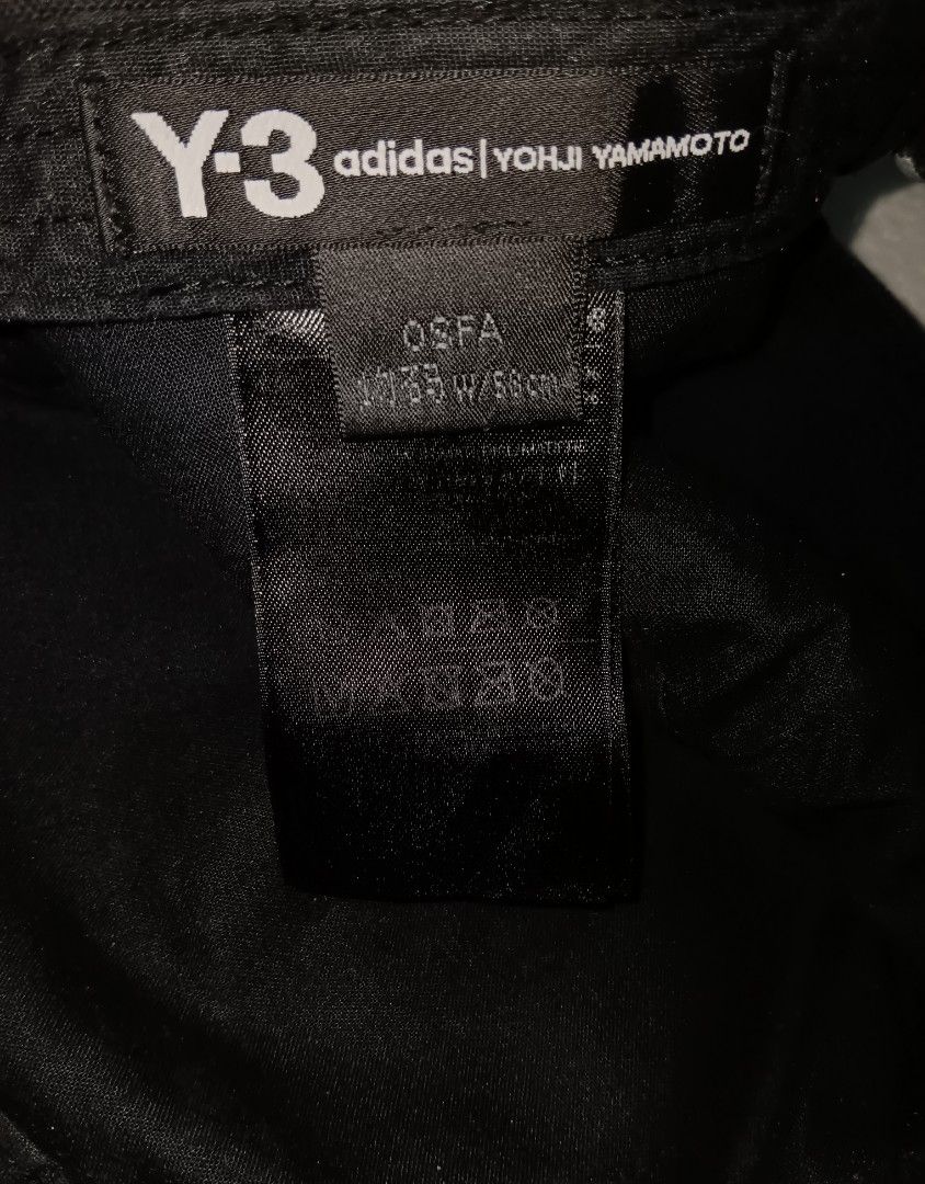 Y-3 Yohji Yamamoto hat (Category: Luxury Apparel) located in Davao. Submitted by jecks9 (Listing ID 1449481481, Image 3). Description: adult size adjustable verygood condition 8.5/10 colorate print issue see photos for details still presentable to wear MAKE OFFER 📌.
