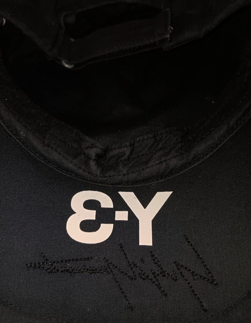 Y-3 Yohji Yamamoto hat (Category: Luxury Apparel) located in Davao. Submitted by jecks9 (Listing ID 1449481481, Image 2). Description: adult size adjustable verygood condition 8.5/10 colorate print issue see photos for details still presentable to wear MAKE OFFER 📌.