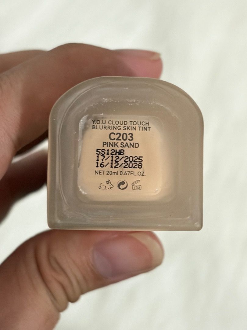 Y.O.U Cloud Touch skin tint (almost full) (Category: Makeup) located in Las Pinas. Submitted by Jenevieve_closet (Listing ID 1449501584, Image 2). Description: * 100% original * suitable for fair skin * RFS: using another skin tint.