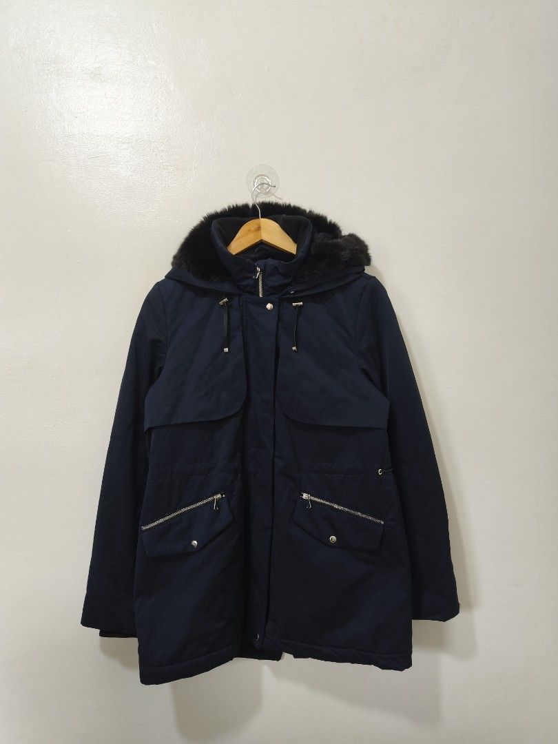 Zara Blue Trench Coat Women Small (Category: Coats, Jackets and Outerwear) located in Balanga. Submitted by winterlab_ph (Listing ID 1449448099, Image 2). Description: Code: A301 Width: 20 Length: 29 Shoulders: 15.5 Sleeves: 25.