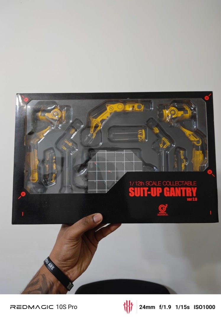 1/12 Scale Collectible Lab Accessories & Suit-Up Gantry (Category: Toys & Games) located in Petaling Jaya. Submitted by godlikejosh (Listing ID 1449676742, Image 2). Description: - Two 1/12 scale collectible sets from 2goodtoyscompany. - Set 1: Lab Accessories + Robotic Arms. - Set 2: Suit-Up Gantry Ver 2.0. - Ideal for creating dioramas or for display purposes. - Both items are in their original packaging..