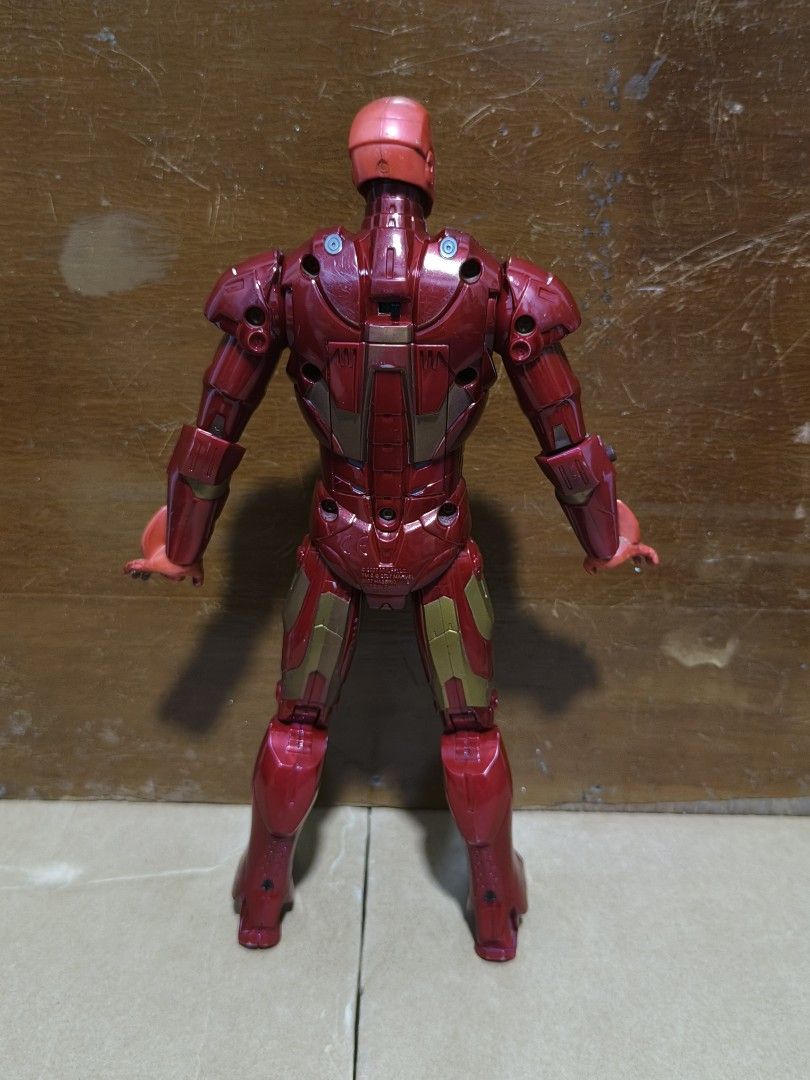 IRON MAN - MARK III Hasbro 2007 (12"inch) Marvel Action Figure (Category: Action & Battle Toys) located in Manila. Submitted by budget_cache (Listing ID 1449686766, Image 3). Description: 2007 Hasbro Marvel Iron Man Action Figure Condition: - Approximately 12 inches tall - Made by Hasbro (2007) - Electronic features do not work - Shows normal signs of use and wear (see photos for details) - Sold exactly as pictured Great for collectors looking fo