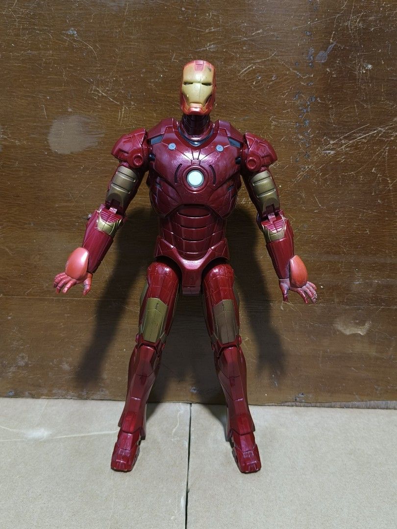 IRON MAN - MARK III Hasbro 2007 (12"inch) Marvel Action Figure (Category: Action & Battle Toys) located in Manila. Submitted by budget_cache (Listing ID 1449686766, Image 2). Description: 2007 Hasbro Marvel Iron Man Action Figure Condition: - Approximately 12 inches tall - Made by Hasbro (2007) - Electronic features do not work - Shows normal signs of use and wear (see photos for details) - Sold exactly as pictured Great for collectors looking fo
