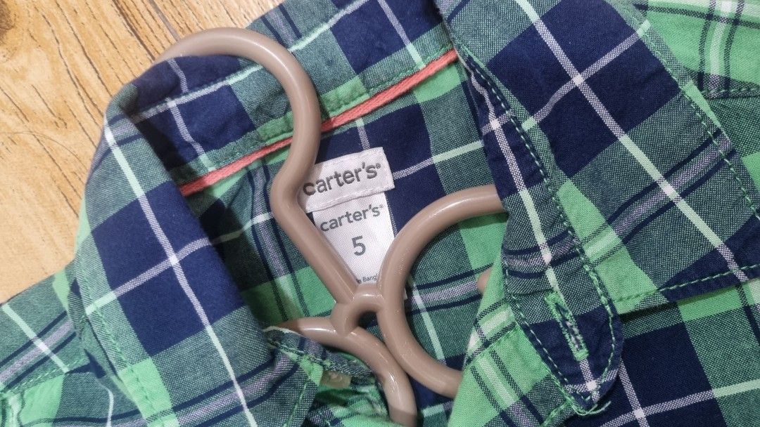 5y Carter's Longsleeve Polo (Category: Babies & Kids Fashion) located in Santa Rosa. Submitted by ronalyn0321 (Listing ID 1449664193, Image 2). Description: This is personal preloved of my son Fits 4-5 years old petite body frame Cotton fabric Open for video call Can ship via J&t Location Sta Rosa Laguna.