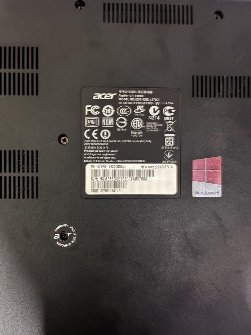Acer red big laptop ( Read description)509599598301696003