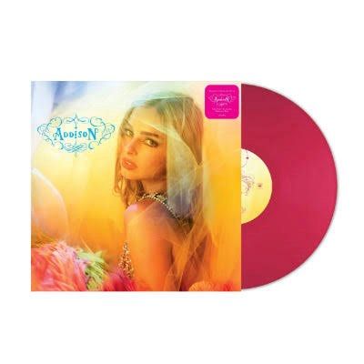 Addison Rae - Addison (Magenta Vinyl) (Category: Vinyls) located in Mandaluyong City. Submitted by tootimetootimetootimee (Listing ID 1449602732, Image 1). Description: Brand new, sealed MOP: Gcash, Unionbank, Metrobank MOD: Grab, Lalamove, J&T (shipping c/o buyer).