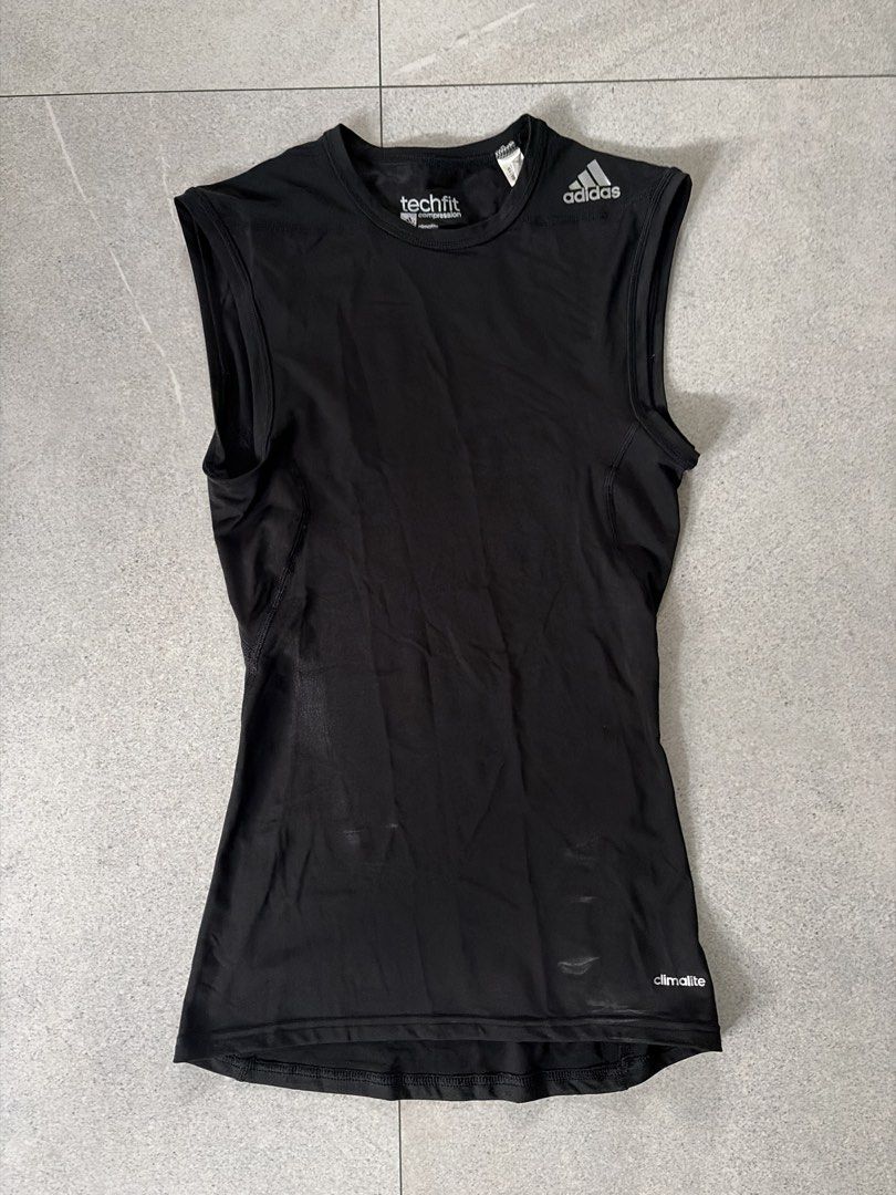 Adidas Mens Techfit Sleeveless Compression Top (Category: Activewear) located in Quezon City. Submitted by purplepproni (Listing ID 1449631204, Image 1). Description: .