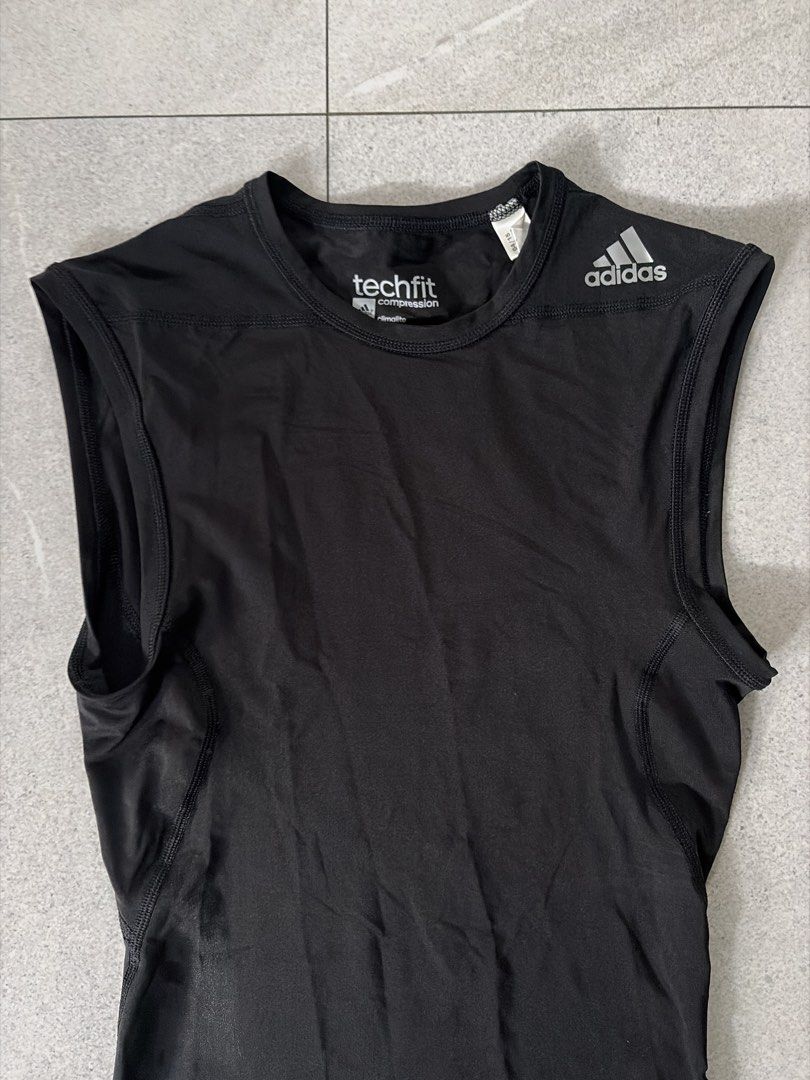 Adidas Mens Techfit Sleeveless Compression Top (Category: Activewear) located in Quezon City. Submitted by purplepproni (Listing ID 1449631204, Image 2). Description: .