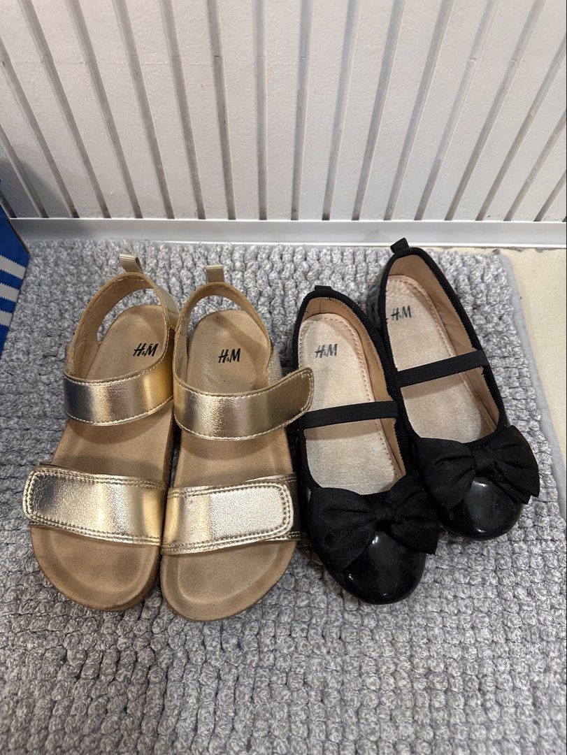 Take all- Adidas Superstar, H&M Shoes (Category: Babies & Kids Fashion) located in Manila. Submitted by mummyrandom (Listing ID 1449556401, Image 3). Description: Bundle shoes Adidas size 10.5k US H&M ballet flats and sandals size 29 Rfs: outgrown .