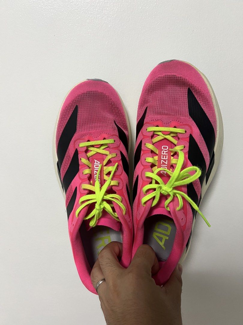 Adizero EVO SL Women (Category: Shoe inserts & accessories) located in Pasay City. Submitted by shansey21 (Listing ID 1449551027, Image 2). Description: For sale!! Preloved Still good condition just need cleaning Adizero Evo SL Women 8.5US / Fit in 7-7.5US Men 4,500 pesos only!! Vitocruz Taft Malate Manila pick up / meet up.