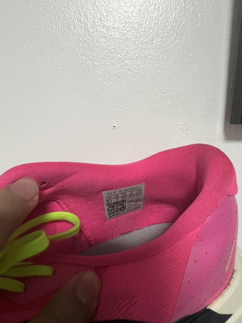 Adizero EVO SL Women (Category: Shoe inserts & accessories) located in Pasay City. Submitted by shansey21 (Listing ID 1449551027, Image 3). Description: For sale!! Preloved Still good condition just need cleaning Adizero Evo SL Women 8.5US / Fit in 7-7.5US Men 4,500 pesos only!! Vitocruz Taft Malate Manila pick up / meet up.