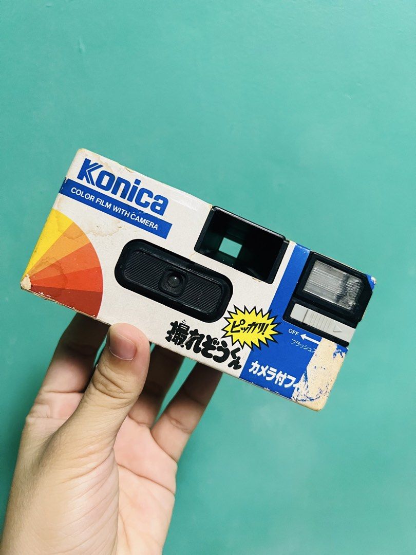 Affordable Vintage Konica disposable camera 😍 (Category: Cameras) located in Malolos. Submitted by afford.japan (Listing ID 1449668013, Image 1). Description: Japan Surplus.