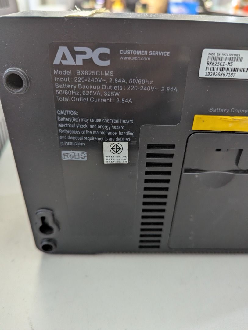 APC Back-UPS 625 & Prolink UPS509234360658186243