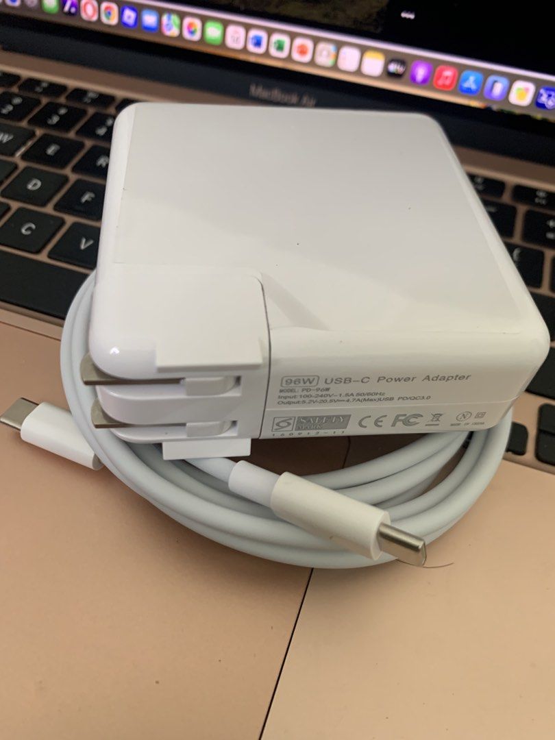 Apple MacBook Type C 96Watts Charger (Category: Chargers & Cables) located in San Juan City. Submitted by ph_gadgets_hub (Listing ID 1449539317, Image 3). Description: Apple MacBook Air / MacBook Pro charger. The 96W USB-C Power MacBook Adapter efficient charging at home, in the office, or on the go. It’s compatible MacBook Charger. SALE‼️ ₱2,000 96W USB-C Power MacBook Adapter with Type C to Type C Cable (2m) Macbook Charger Brand new ₱1,600 96W
