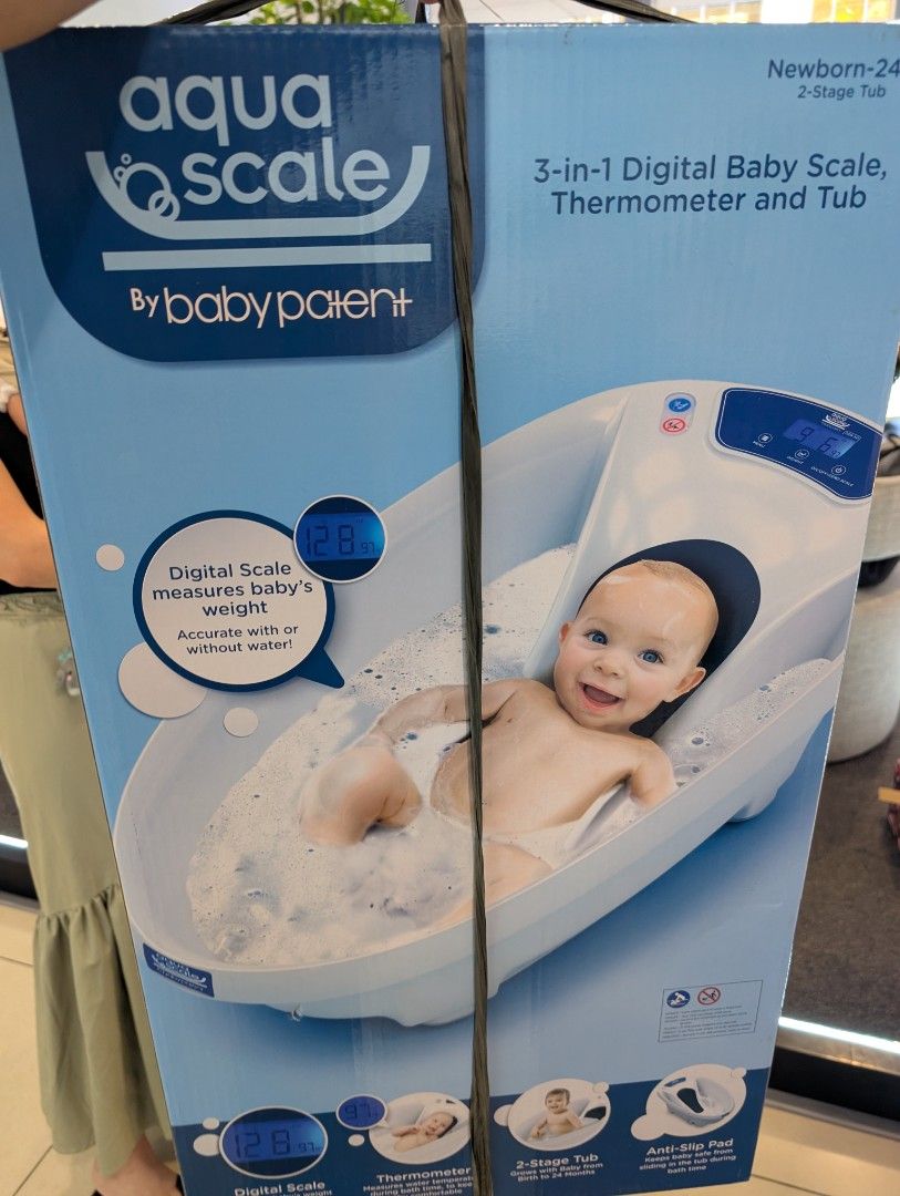 Aqua scale (Category: Bathtub & Bath Accessories) located in Quezon City. Submitted by ianpanget123 (Listing ID 1449739375, Image 3). Description: brand new aqua scale bathing for babies 2,500.00 only.
