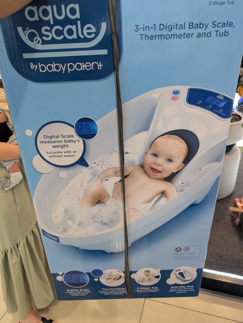 Aqua scale (Category: Bathtub & Bath Accessories) located in Quezon City. Submitted by ianpanget123 (Listing ID 1449739375, Image 2). Description: brand new aqua scale bathing for babies 2,500.00 only.