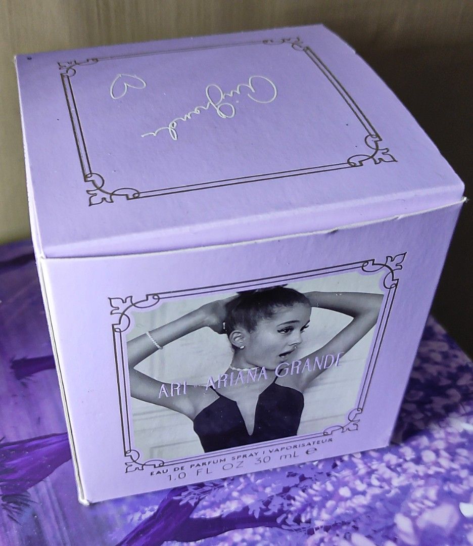 Brand New Authentic Ariana Grande Ari EDP 30ml (Category: Fragrance & Deodorants) located in Dasmarinas. Submitted by samutsaring (Listing ID 1449725286, Image 3). Description: As Is 100 % Authentic Not A Usa Tester thousand plus talagah price range nito check nyo sa amazon at ebay! Natanggal kang ung plastic seal pero dipa natatangal ang mismong bote sa box intact pa sya No Meet Ups Available Dasmariñas Cavite Loc shipping lalamove Spxexpress.