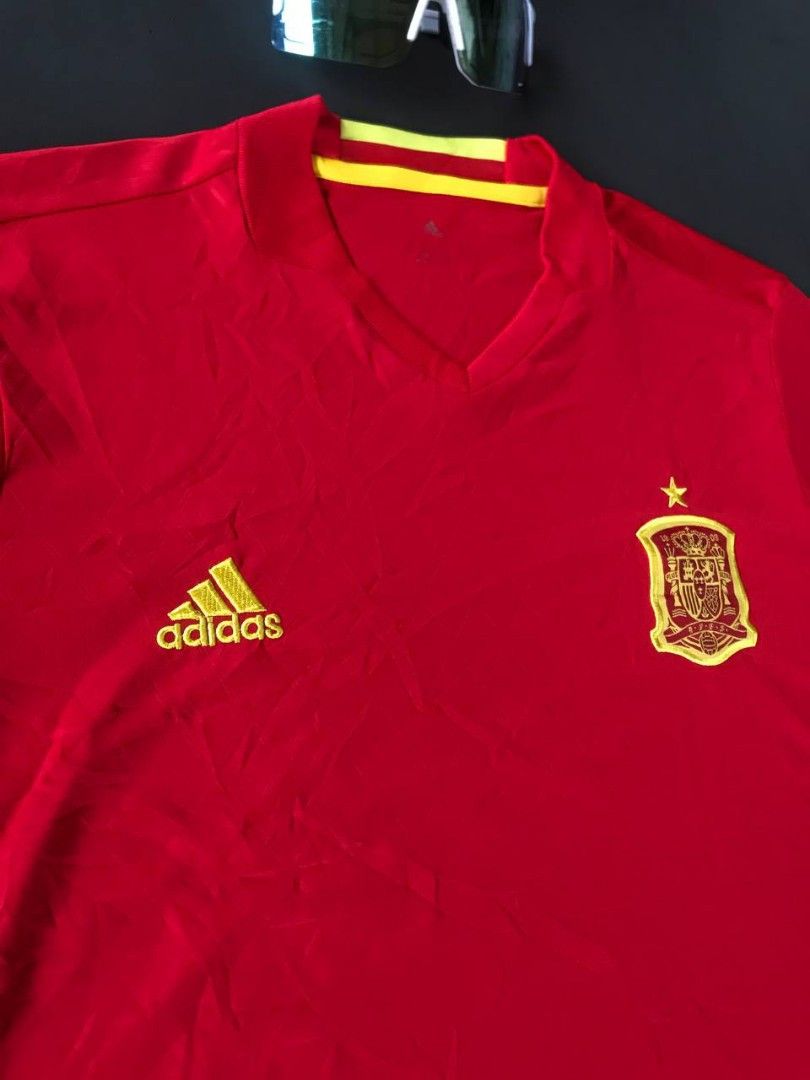 aspack-adidas-spain-national-football-team-jersey-men-s-fashion-tops