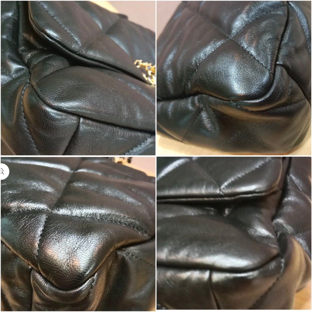 Authentic Chanel 19 Lambskin Medium Black Series 30 (Category: Luxury Bags & Wallets) located in Manila. Submitted by urbantrendsetter (Listing ID 1449537651, Image 2). Description: Chanel 19 Medium in Black Lambskin Leather & Mixed Hardware (Series 30) Dimension: Height 19 cm, Length 30 cm, Width 10 cm Srp Php 480,xxx.00 Condition: Mint (9.5/10) Exterior: No Scratches on Corners, minimal sign of usage in trap, minor creasing, and mild press mark