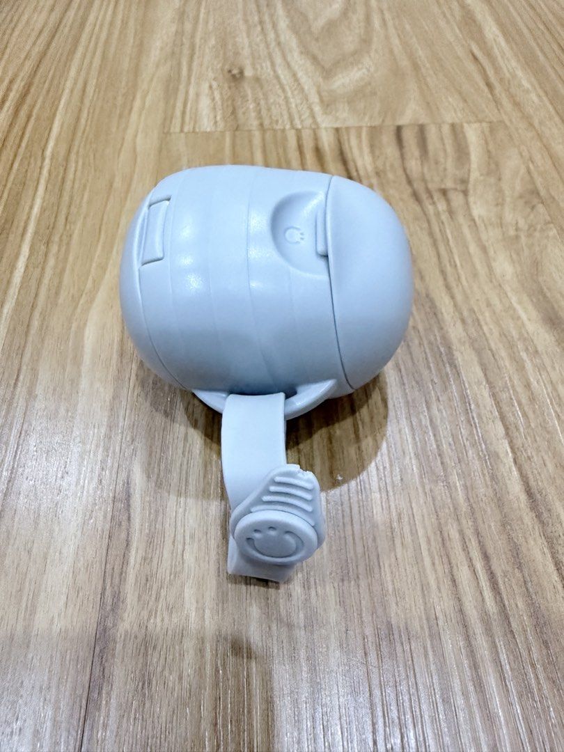 Baby Pacifier Holder Case with Strap (Category: Soothers & Pacifiers) located in Quezon City. Submitted by meandandy (Listing ID 1449620731, Image 1). Description: - Gray pacifier holder - Opens to store (2) pacifiers - Features a strap with a smiley face detail - Ideal for keeping pacifiers clean on the go - Easily attaches to bags or strollers.