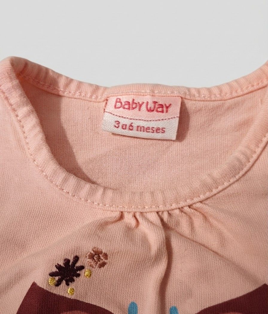 Baby Way Pink Top (Category: Babies & Kids Fashion) located in Cebu City. Submitted by alyssandra_8 (Listing ID 1449695240, Image 2). Description: Fits 3-6 months. In excellent condition..