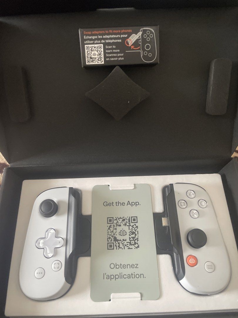 Backbone PlayStation Edition Controller for iphone and android usb-c (Category: Controllers) located in Pasay City. Submitted by tropak_mo (Listing ID 1449625901, Image 3). Description: - PlayStation Edition Backbone controller for iphone and android typec - White color - Enables PS Remote Play on your phone - Includes adapters for different phone sizes - Comes in original packaging - Download the app to start gaming.