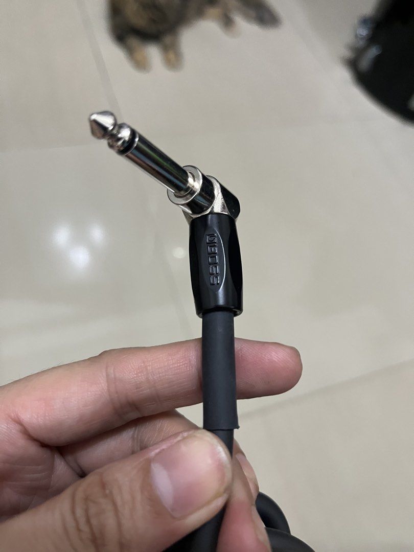 BOSS Instrument Cable - Angled and Straight Plugs (Category: Musical Instruments) located in Cainta. Submitted by caleb0727 (Listing ID 1449632359, Image 3). Description: LOCATION: GREENLAND SUBD, CAINTA PICK UP OR SHIPPING ONLY! PRICE: 1.2k FIXED •Boss Guitar Cable 1.2k FIXED -still looks new -no issue.