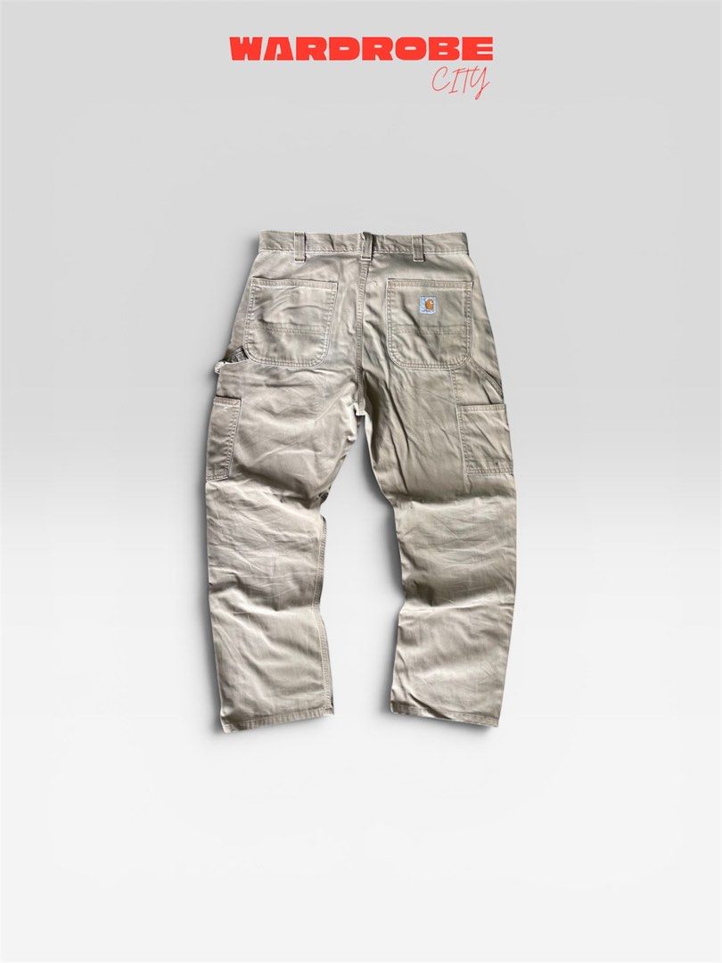 Carhartt Beige Carpenter Pants B324 (Category: Jeans) located in Manila. Submitted by wardrobecity (Listing ID 1449550309, Image 1). Description: Carhartt Beige Carpenter Pants B324 Size-32(32x34) Authentic Dm us to purchase We ship nationwide🌐.
