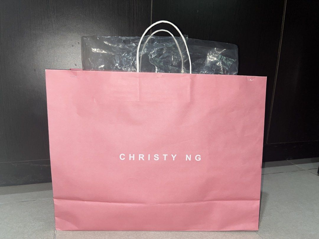 Christy Ng Grey Monogram Tote Bag (Category: Tote Bags) located in Pasig City. Submitted by .isabel (Listing ID 1449585618, Image 3). Description: -Never used - recently received -comes w paper bag .