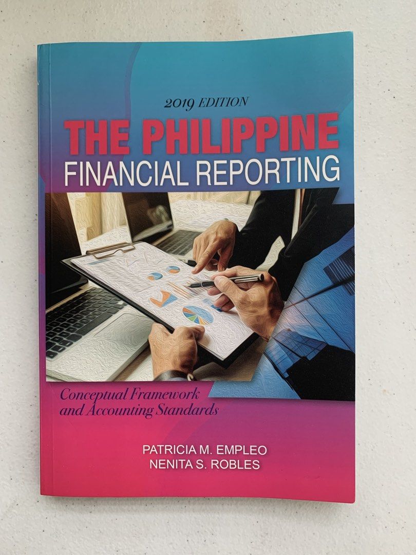 Conceptual Framework and Accounting Standards (2019) by Empleo & Robles (Category: Textbooks) located in Manila. Submitted by ty.reads (Listing ID 1449648020, Image 1). Description: - 2019 Edition: The Philippine Financial Reporting book - Authors: Patricia M. Empleo & Nenita S. Robles - Covers: Conceptual Framework and Accounting Standards - Perfect for accounting students and professionals - Great reference material.