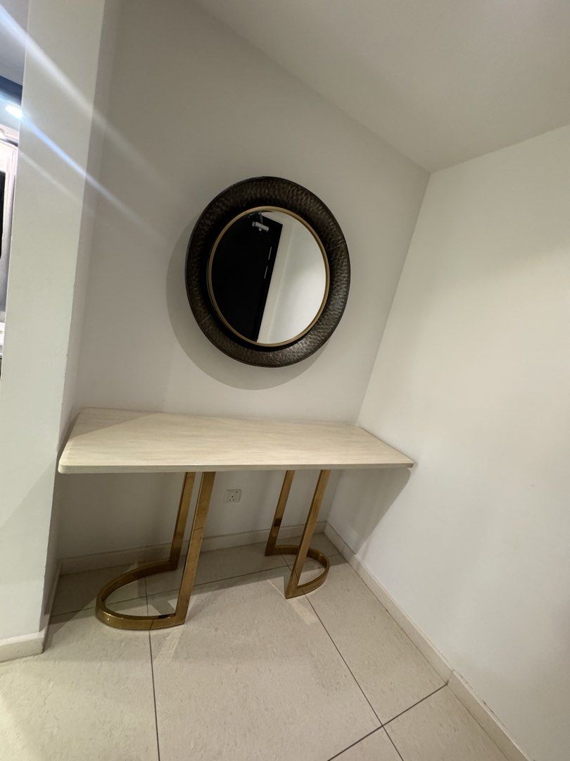 Console table (Category: Other Home Furniture) located in Parit Buntar. Submitted by zzpinky (Listing ID 1449593104, Image 3). Description: 10/10 condition , very heavy marble .