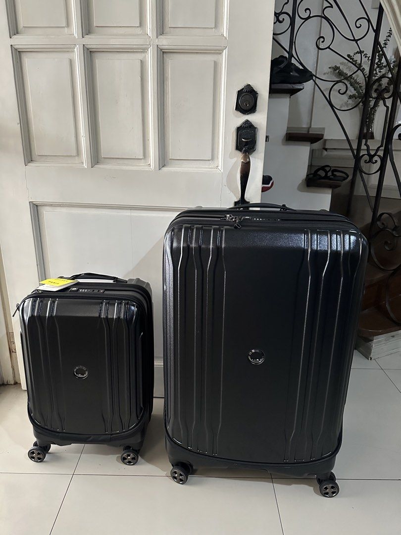 Delsey Paris Luggage (Category: Luggage) located in Mandaluyong City. Submitted by gooddiscoveries (Listing ID 1449608951, Image 1). Description: Delsey Paris Brandnew Luggage Can buy as set or individually: Black Set: Orig: 39,980 Sale: 22,000 If per piece: Large: 14,000 Handcarry: 9,000.