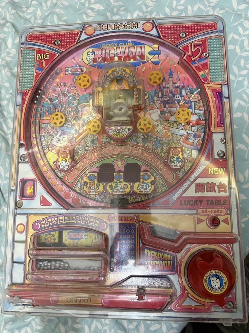 DENPACHI BIGWAN Pachinko arcade slot machine (Category: Interactive Toys) located in Pasig City. Submitted by fashion_alpha (Listing ID 1449732744, Image 2). Description: With issue see picture Not tested Battery operated.