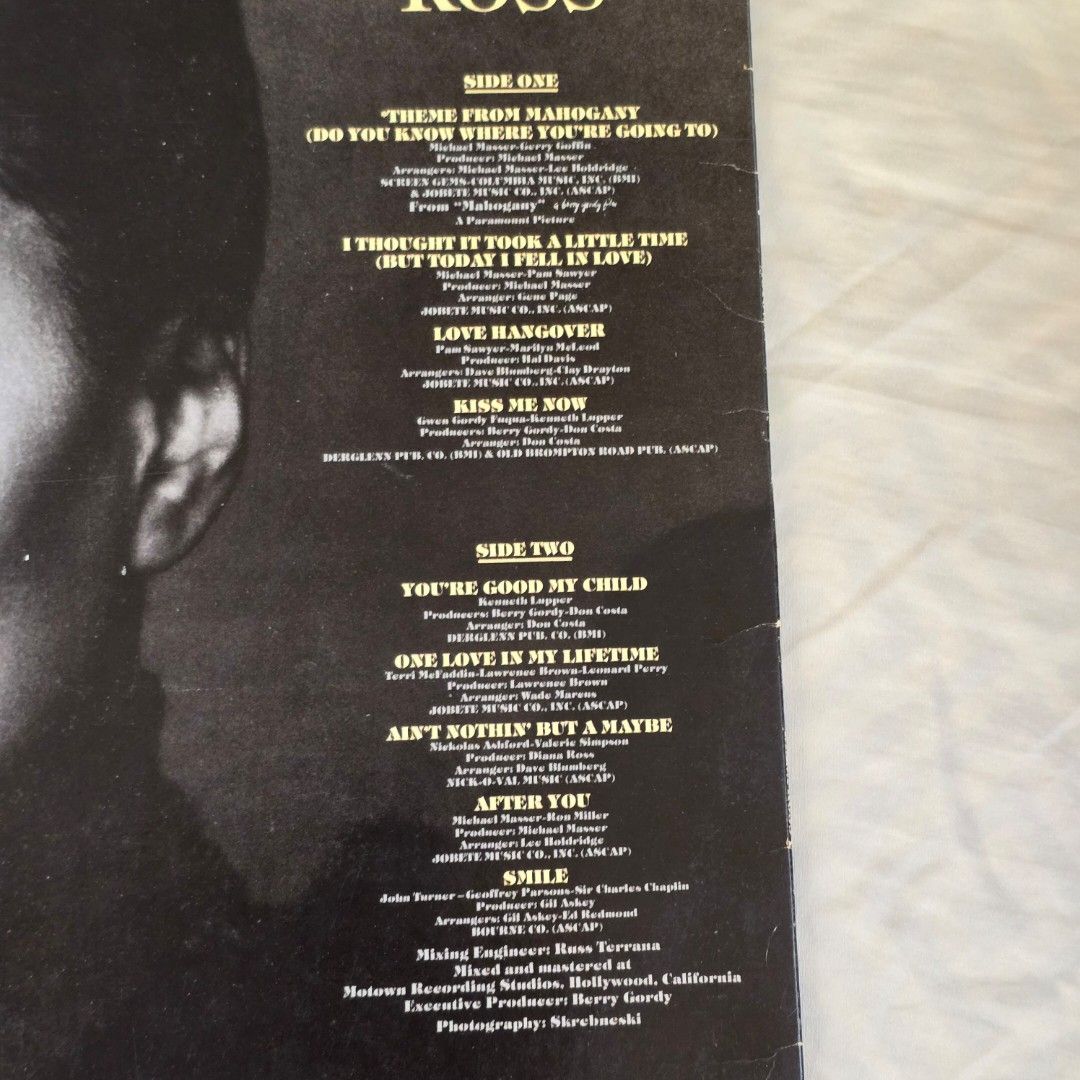 Diana Ross Self titled LP Vinyl (Category: Vinyls) located in Katipunan. Submitted by fhebnadela (Listing ID 1449537662, Image 3). Description: .