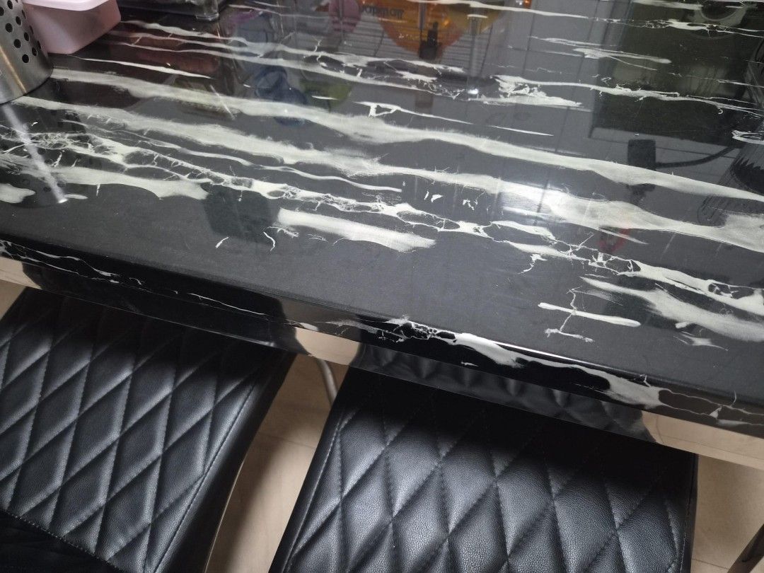 Dining Table (Category: Tables & Sets) located in Singapore. Submitted by frenchtoastt (Listing ID 1449534152, Image 2). Description: 150cm(L) x 90cm(W) x 77cm(H) Arrange own transport..