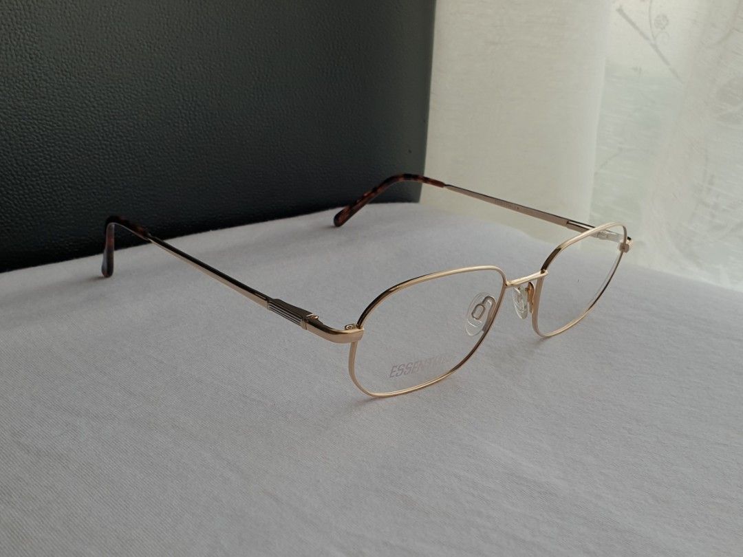 Essentials 100% Titanium Eyeglass Frame (Category: Sunglasses & Eyewear) located in Quezon City. Submitted by WasalakTwo (Listing ID 1449678633, Image 3). Description: New, old stock from Japan Durable and high quality Excellent condition Open for delivery nationwide Front Width 14cm Front Height 4cm.