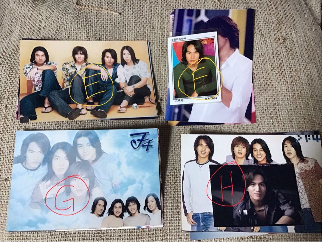 F4 Pictures (Category: Art & Prints) located in Manila. Submitted by carou35896 (Listing ID 1449615297, Image 2). Description: 150 per set of 5 pcs of pictures 4R Size Random pictures mostly Jerry Yan .