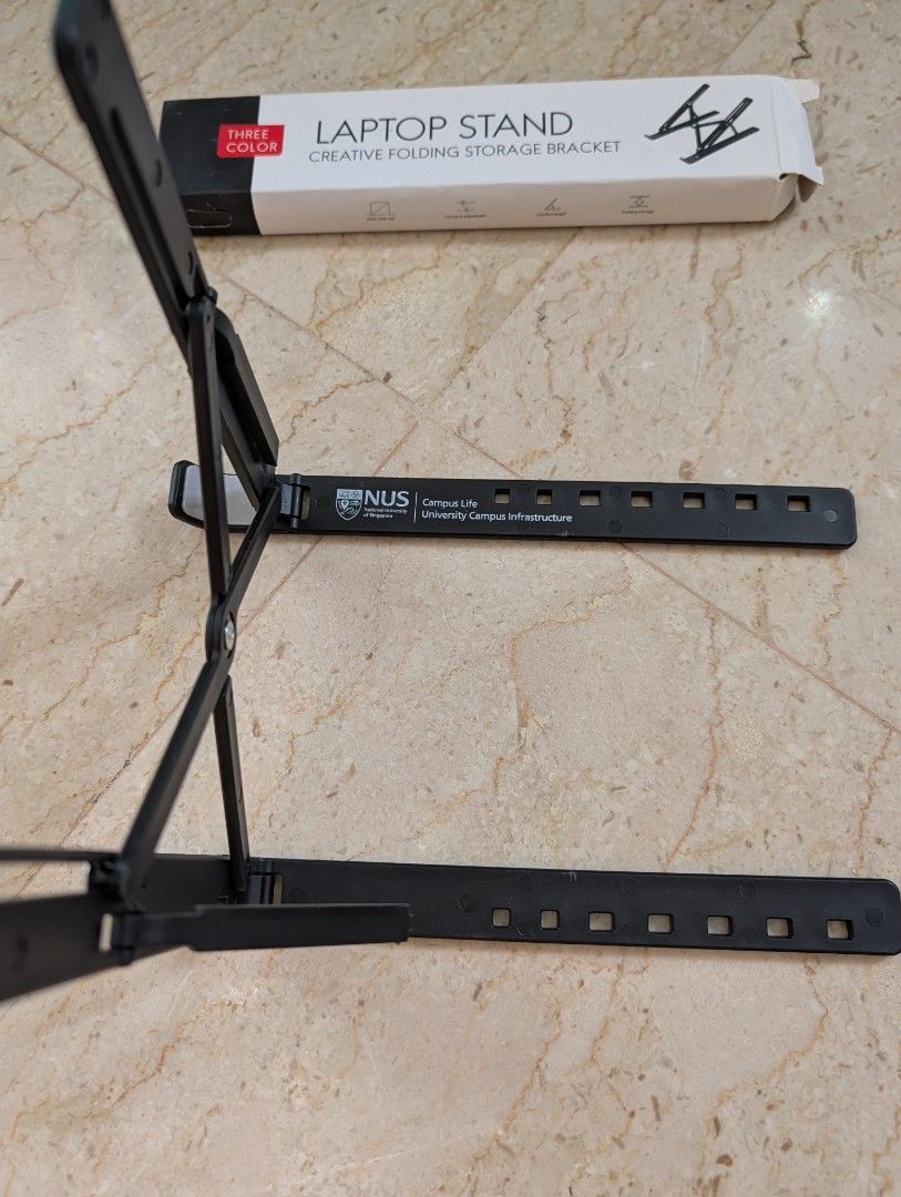 Foldable laptop stand (black)509015177183907842
