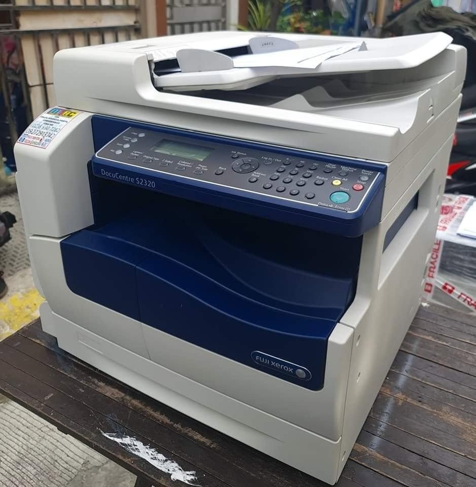 FUJIXEROX DOCUCENTRE S2320 (Category: Printers, Scanners & Copiers) located in Caloocan City. Submitted by mcfc_angel (Listing ID 1449555500, Image 1). Description: FOR CASH ONLY ‼️‼️ ✨FUJIXEROX DC S2320 ( REPURBISHED )✨ ✅ ID Card Copying ✅ Network Colour Scanning ✅ 23 ppm ✅ UP to A3, 11 X 17" Size ✅ Auto Back to Back ➡️ COPY,PRINT,SCAN ✅ Smart Print-sort Function ✅ 1 tray with Bypass Tray ✅ COPY , PRINT , SCANNER ✅ Eco & Workplace Friendly.