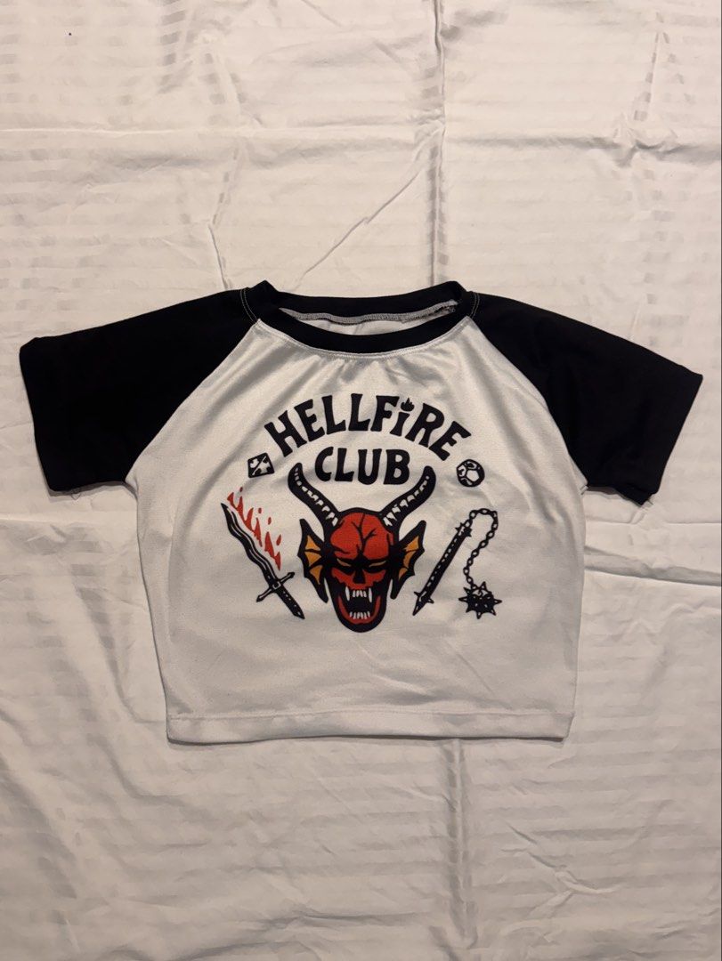 hellfire club cropped tight shirt (Category: Shirts) located in Manila. Submitted by vampiekitty (Listing ID 1449675967, Image 1). Description: .