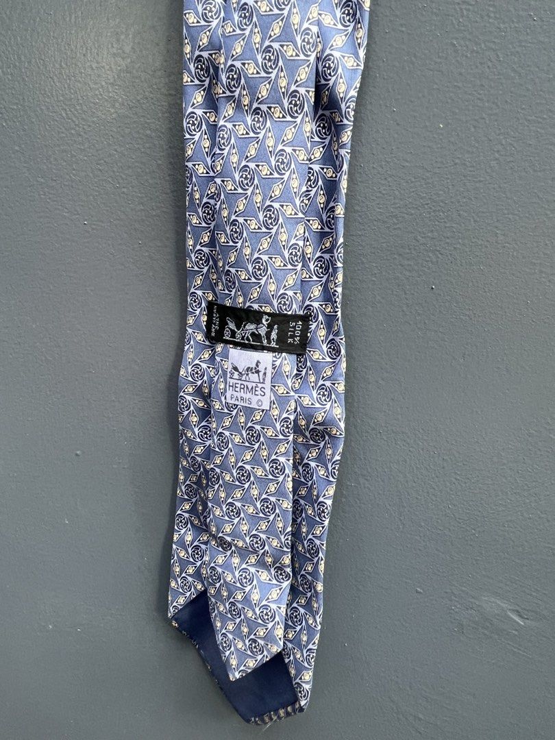 Hermes Necktie 1000% Silk (Category: Luxury Accessories) located in Manila. Submitted by thevintage90_sretro. (Listing ID 1449643722, Image 2). Description: Hermes Necktie 1000% Silk Made in France Legit DM.