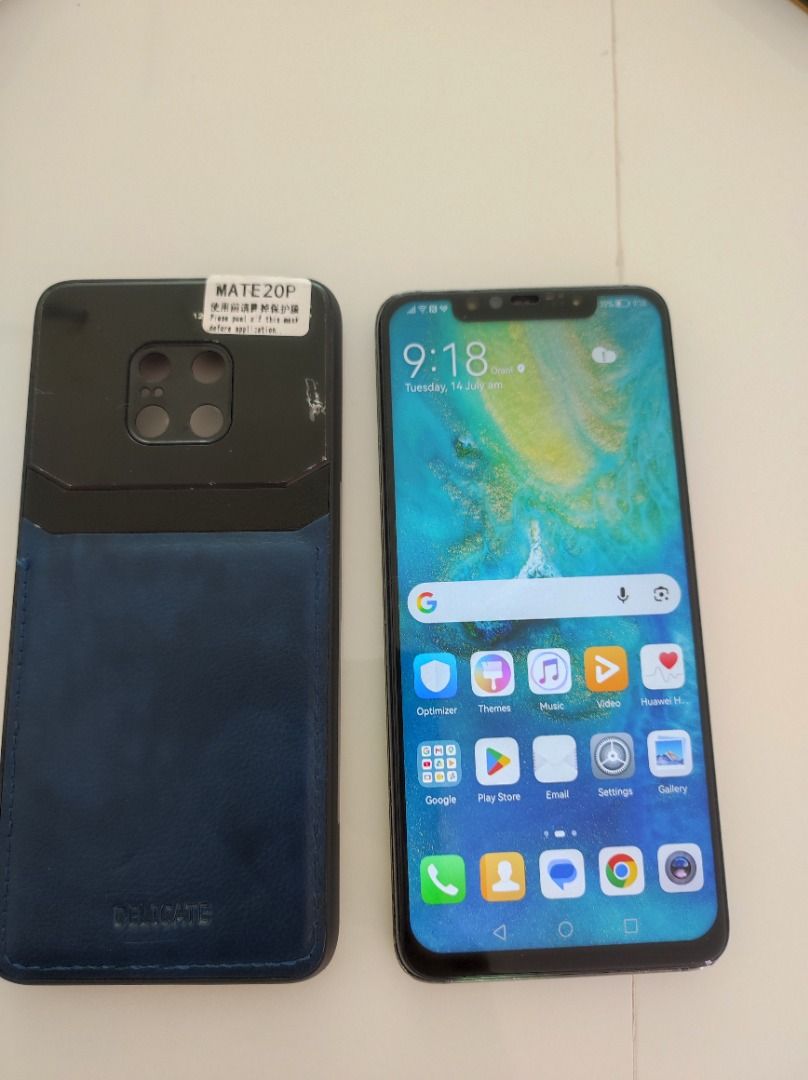 Huawei Mate 20 Pro (Category: Huawei) located in Orani. Submitted by pure_jim_m (Listing ID 1397447149, Image 1). Description: Huawei Mate 20 Pro ✅CHIPSET Hisilicon Kirin 980 ✅Good for Hard Games ✅RAM 6GB/128GB ROM REAR CAMERA Triple Cameras: 40MP Main Camera (f/1.8 Aperture) 20MP Wide Angle Camera (f/2.2 Aperture) 8MP Telephoto Camera (f/2.4 Aperture, 3x Optical Zoom) .