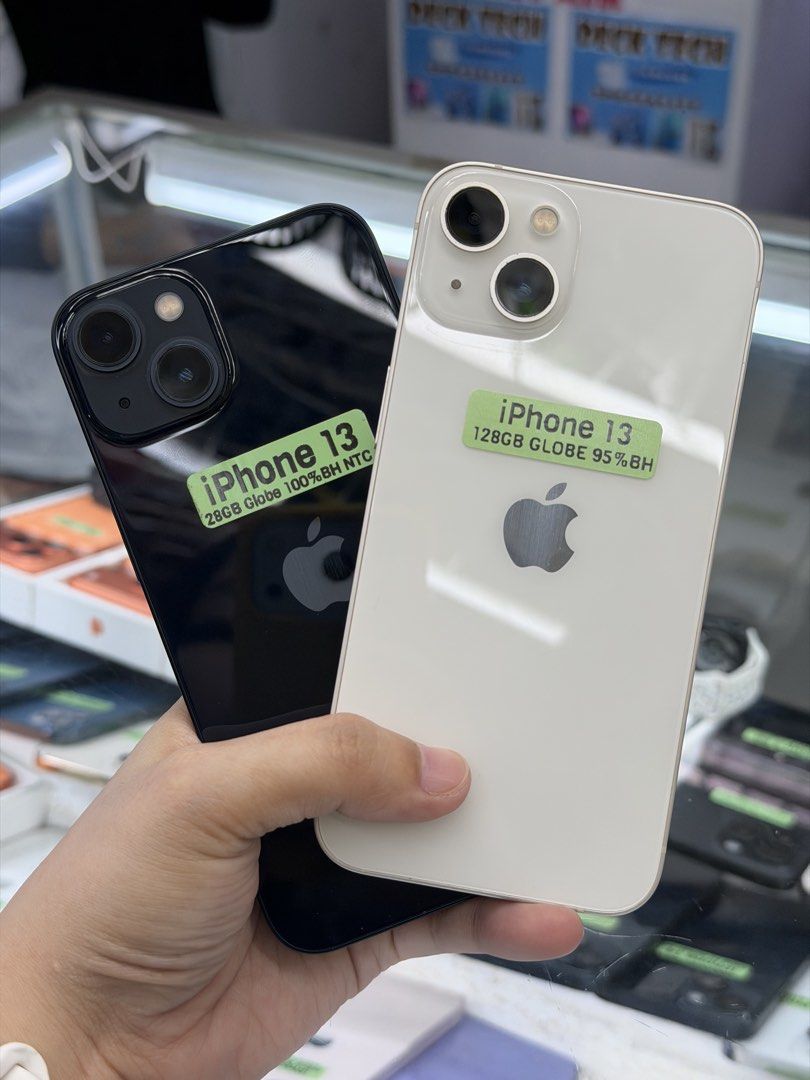 Iphone 13 128GB 95BH Globelocked NTC approved no issues (Category: iPhone 13 Series) located in San Juan City. Submitted by najihahtelecomshop2018 (Listing ID 1449699800, Image 1). Description: Legit Store | Original unit FOR SALE | TRADE / SWAP ▫️INSTALLMENT thru: 🔸Credit Card (straight / installment) 🔸Ggives / Gcredit + 6% interest 🔸Spay Later + 6% interest (RFS: Buy and Sell any kinds of Gadgets) Description: iPhone 13 128GB ( other GB are 