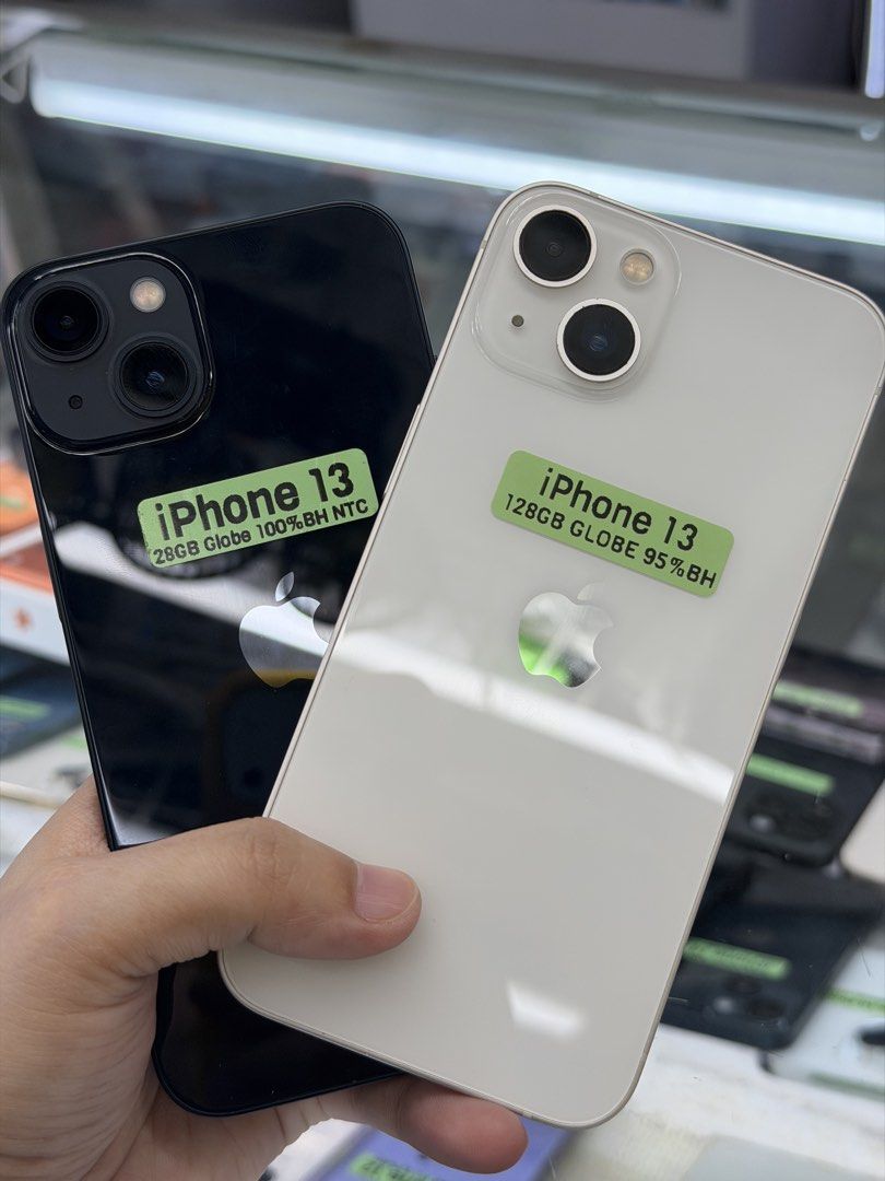 Iphone 13 128GB 95BH Globelocked NTC approved no issues (Category: iPhone 13 Series) located in San Juan City. Submitted by najihahtelecomshop2018 (Listing ID 1449699800, Image 2). Description: Legit Store | Original unit FOR SALE | TRADE / SWAP ▫️INSTALLMENT thru: 🔸Credit Card (straight / installment) 🔸Ggives / Gcredit + 6% interest 🔸Spay Later + 6% interest (RFS: Buy and Sell any kinds of Gadgets) Description: iPhone 13 128GB ( other GB are 